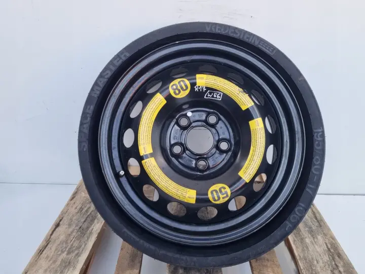 VW Touareg I 7L KOŁO DOJAZDOWE dojazdówka 195/80 R17 5X120 7L6601027B