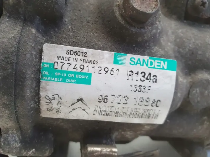 Citroen Xsara Picasso 1.6 HDI SPRĘŻARKA KLIMATYZACJI pompa 9670318880