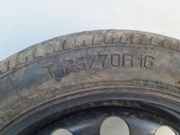 Audi Seat Vw Golf VI KOŁO DOJAZDOWE dojazdówka 125/70 R16 1K0601027AL 5x112