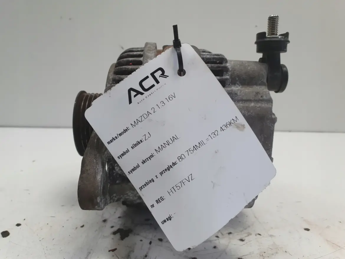 MAZDA 2 II 1.3 16V ALTERNATOR A2TG1391 90A