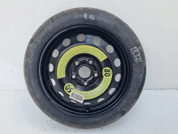 Audi Seat Vw Golf VI KOŁO DOJAZDOWE dojazdówka 125/70 R16 1K0601027S 5x112