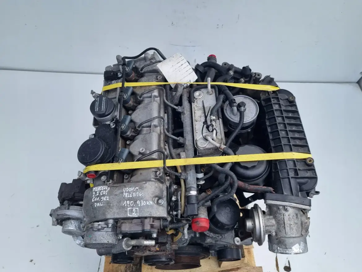 SILNIK KOMPLET Mercedes W203 2.2 CDI udokumentowane 190tyś 611962