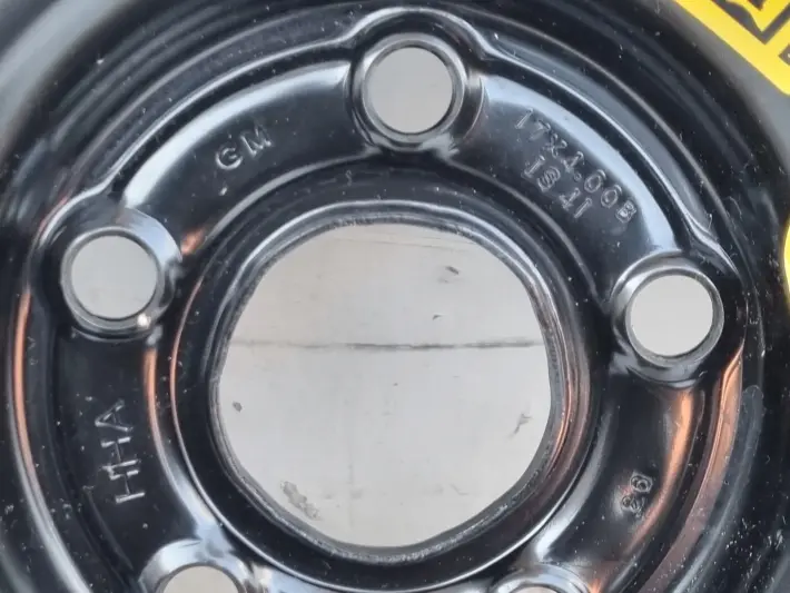 Opel Insignia A KOŁO DOJAZDOWE dojazdówka 125/70 R17 5x120 17X4.00B IS41