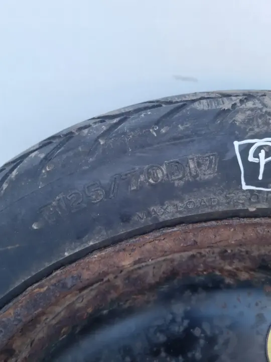 Toyota Avenis T25 KOŁO DOJAZDOWE Dojazdówka 125/70 R17 D17 5x100 2170600