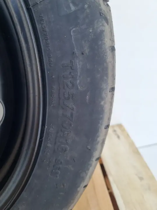 Audi Seat Vw Golf VI KOŁO DOJAZDOWE dojazdówka 125/70 R16 1K0601027S 5x112