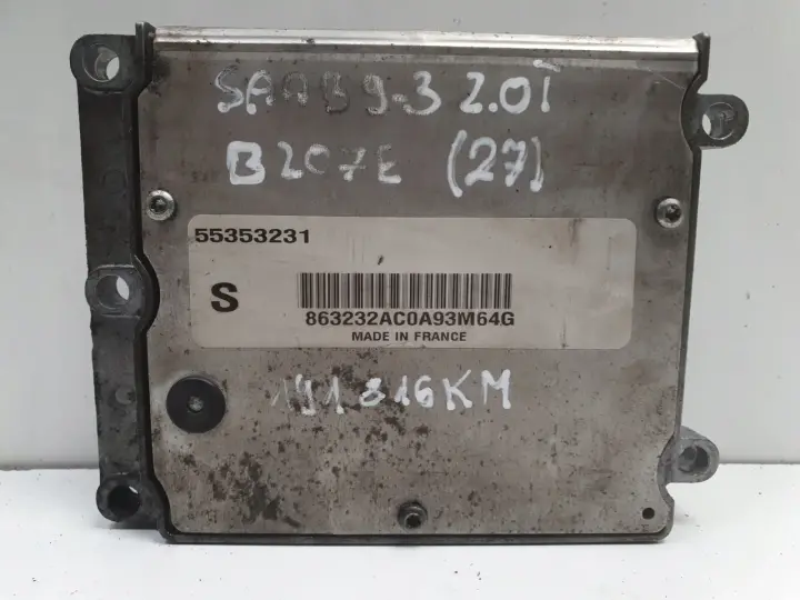 Saab 93 9-3 II 2.0 T STEROWNIK SILNIKA komputer 55353231