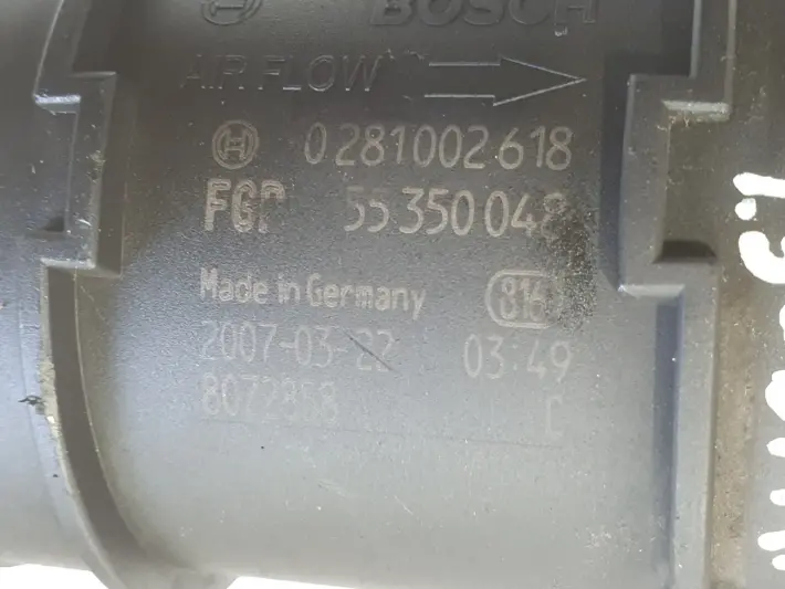 Opel Corsa D 1.3 CDTI PRZEPŁYWOMIERZ POWIETRZA 0281002618 bosch 55350048