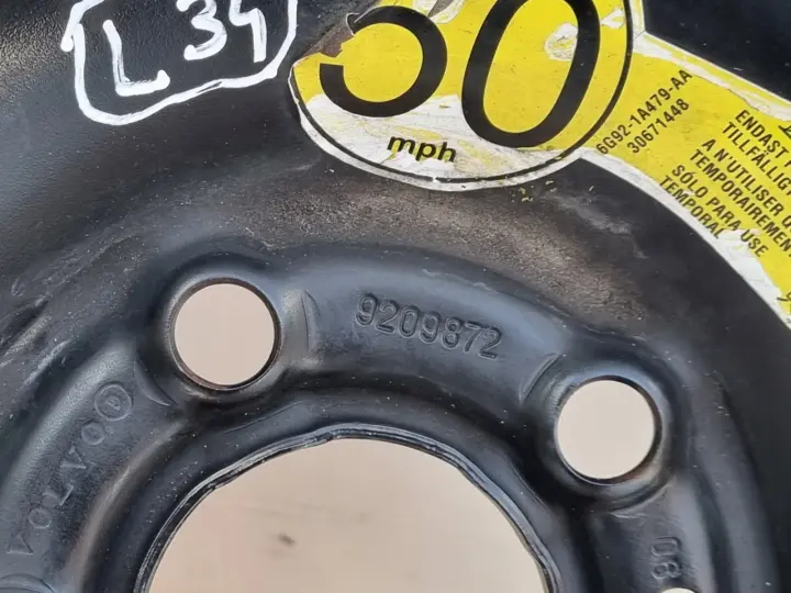Volvo S80 V70 S60 I KOŁO DOJAZDOWE dojazdówka 125/80 R17 9209872