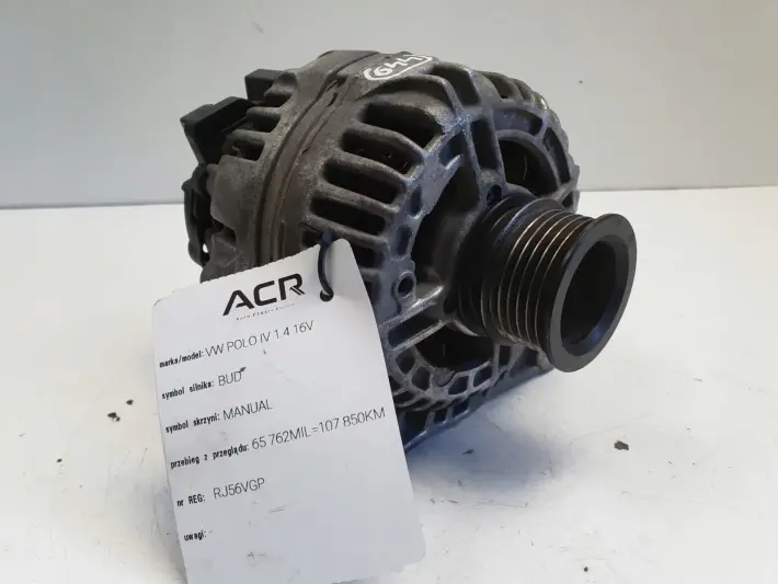 VW Polo IV 1.4 16V ALTERNATOR 90A 037903025M bosch 107 tyś km