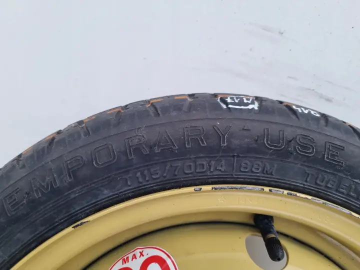 Daihatsu Sirion KOŁO DOJAZDOWE dojazdówka 115/70 R14 4x100 14X4T