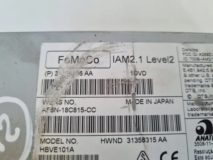 Volvo VOLVO V60 I S60 II XC60 I CZYTNIK NAWIGACJI Radio AF6N-18C815-CC