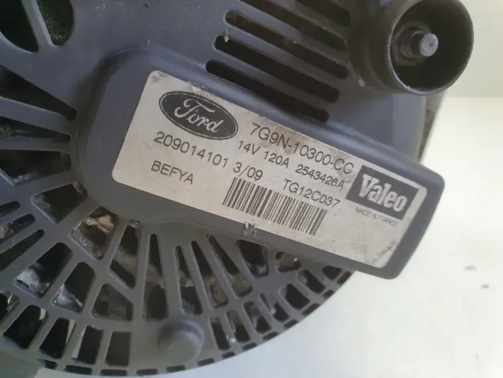 Ford Fiesta MK7 1.25 ALTERNATOR valeo 7G9N-10300-CC