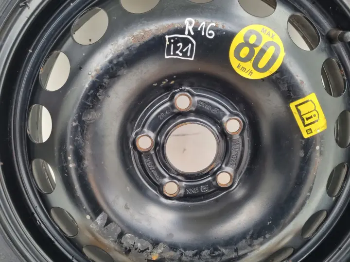Opel Astra J Zafira C KOŁO DOJAZDOWE dojazdówka 115/70 R16 5x110 2160140
