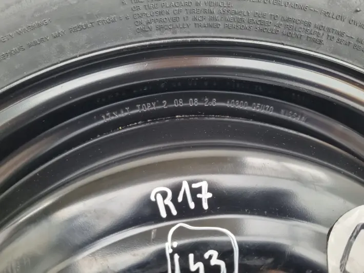 Nissan 350 Z KOŁO DOJAZDOWE dojazdówka 155/80 R17 5x114.3 40300 05U70