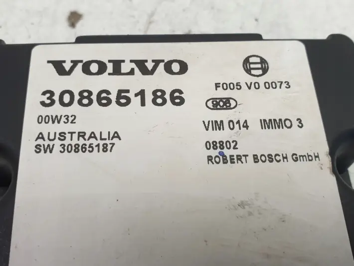 Volvo S40 V40 STEROWNIK MODUŁ IMMO 30865186