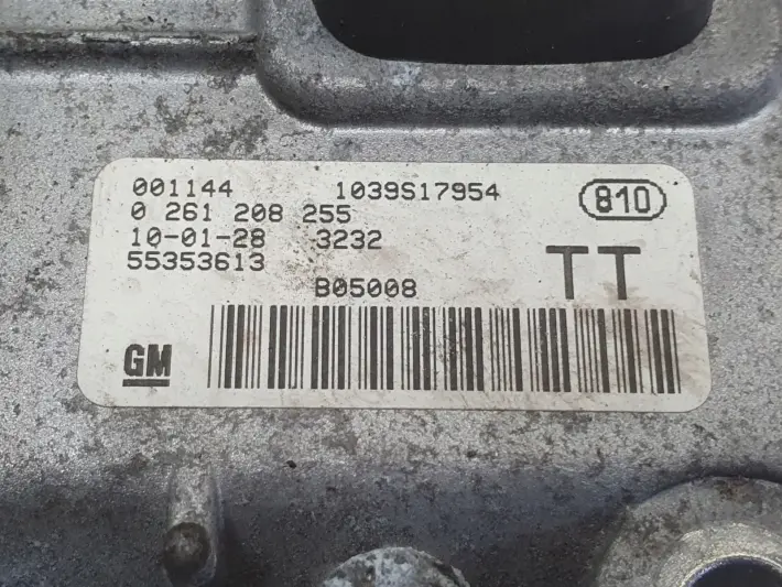 Opel Astra J 1.4 16V STEROWNIK SILNIKA komputer 0261208255 55353613 TT
