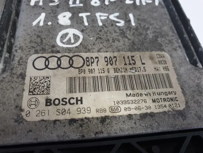 Audi A3 II 8P Lift 1.8 TFSI KOMPUTER 8P7907115L