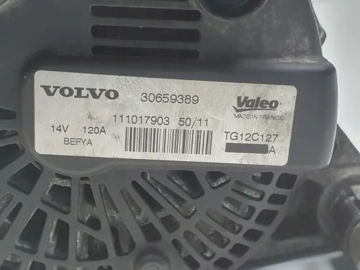 Volvo S40 II V50 1.6 D D2 ALTERNATOR 30659389 120A valeo