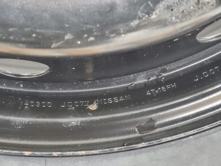 Nissan QASHQAI KOŁO DOJAZDOWE dojazdówka 145/90 R16 5x114,3 40300 JD077