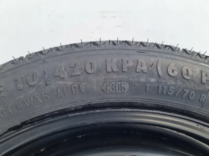 Opel Vectra C Astra H KOŁO DOJAZDOWE dojazdówka 115/70 R16 5x110 2160132