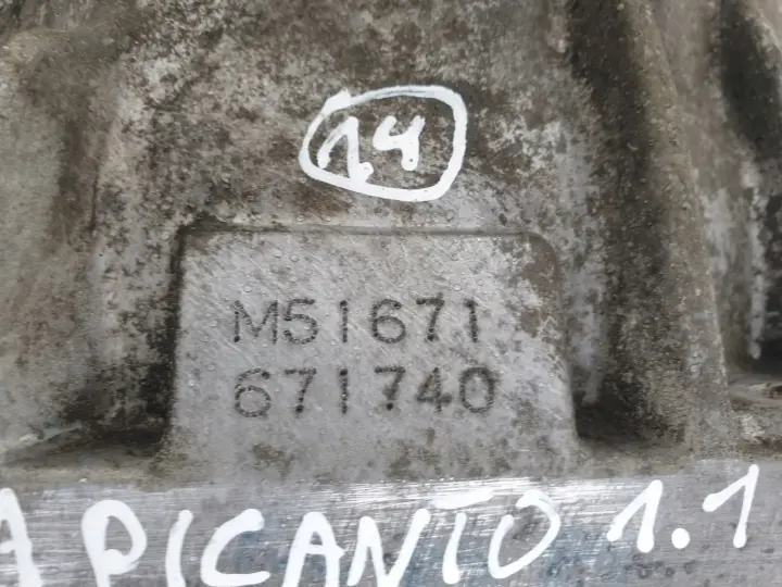 Kia Picanto 1.1 SKRZYNIA BIEGÓW M51671 manualna MANUAL