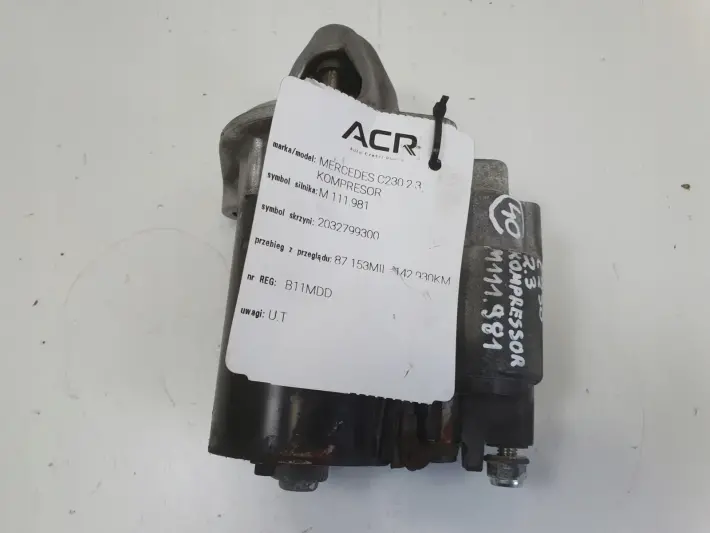 Mercedes W203 2.3 K ROZRUSZNIK 0001107403 bosch