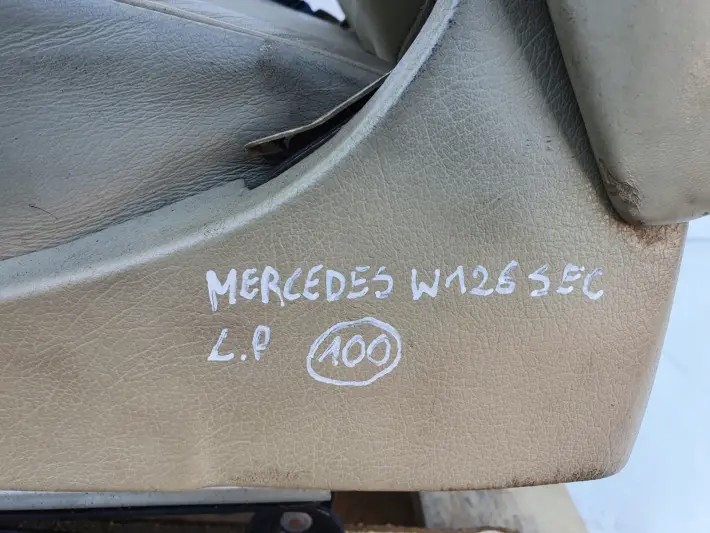 Mercedes W126 Coupe SEC FOTELE KOMPLET FOTELI euro