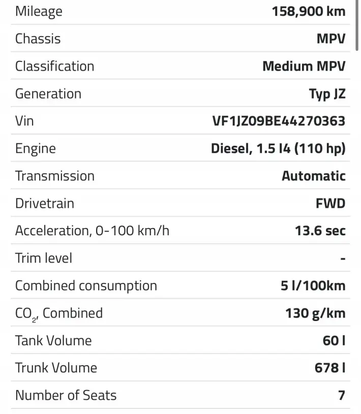 Renault Scenic III 1.5 DCI AUTOMATYCZNA SKRZYNIA BIEGÓW automat DC4001