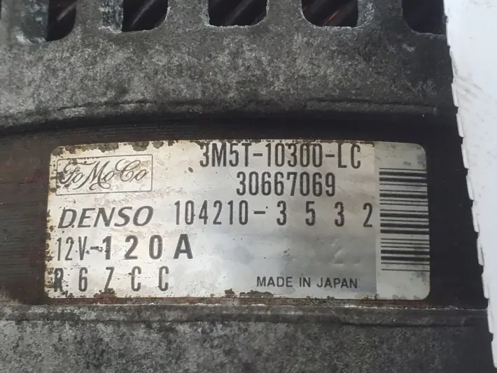Ford C-Max Focus mk2 1.8 16V ALTERNATOR 30667069 3M5T-10300-LC