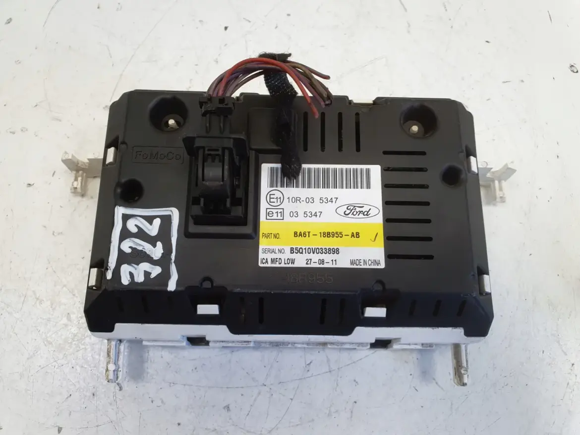 Ford Fiesta MK7 WYŚWIETLACZ RADIA Ekran monitor BA6T-18B955-AB