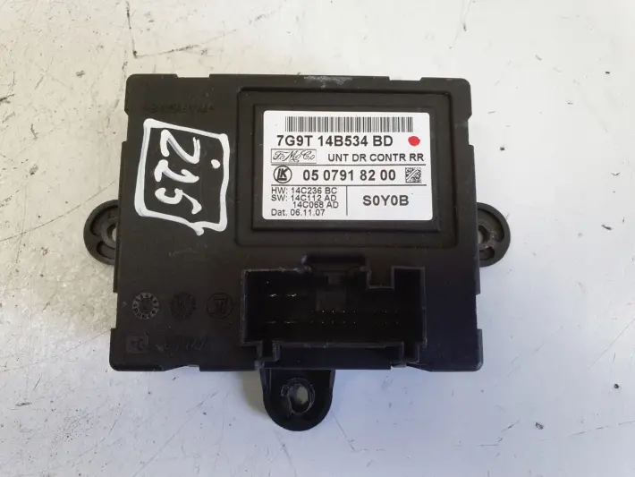 Ford Mondeo MK4 S-Max MODUŁ STEROWNIK DRZWI Prawy tył 7G9T-14B534-BD