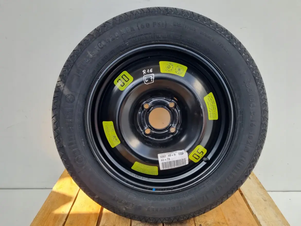Peugeot 3008 C3 II Citroen KOŁO DOJAZDOWE dojazdówka 135/90 R16 4x108 ET10