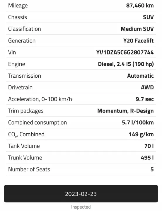 SILNIK Volvo XC60 I 2.4 D5 190KM udokumentowane 87 460km D5244T21