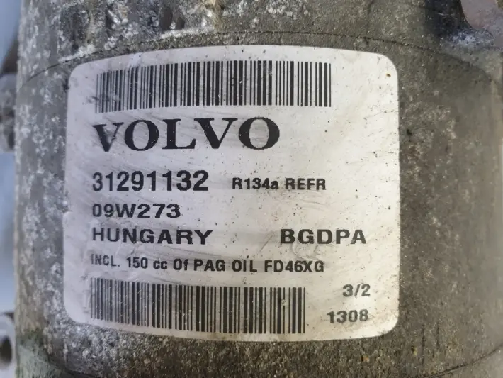 Volvo V70 III 2.0 16V SPRĘŻARKA KLIMATYZACJI pompa