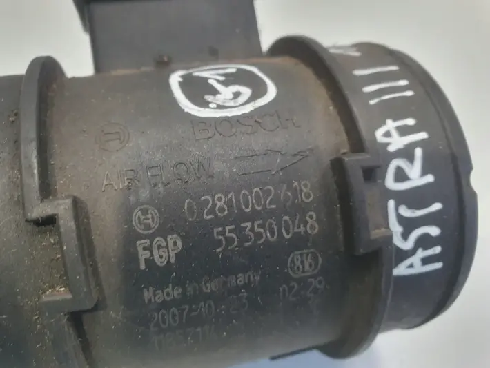 Opel Astra III H 1.7 CDTI PRZEPŁYWOMIERZ 0281002618 55350048