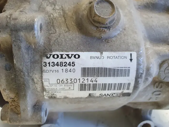 Volvo S40 II V50 1.6 D D2 SPRĘŻARKA KLIMATYZACJI 31348245