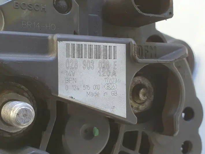 Audi A3 8L Golf IV Seat Leon 1.9 TDI ALTERNATOR 028903028E 120A