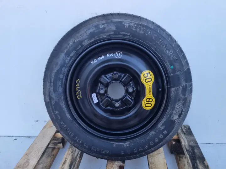 Volvo S40 V40 KOŁO DOJAZDOWE DOJAZDÓWKA 125/90 R15 4x114.3 30620658