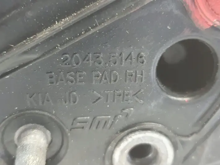 Kia Ceed II 12-18r LUSTERKO PRAWE PASAŻERA 10 pin podświetlany spód