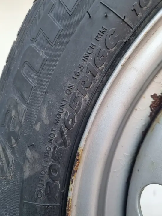 Mercedes Vito KOŁO ZAPASOWE Zapas felga 205/65 R16C 5x112 ET52 A4474010101