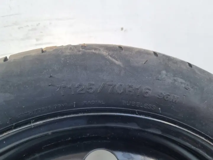 Audi Seat Vw Golf V KOŁO DOJAZDOWE dojazdówka 125/70 R16 1K0601027F 5x112