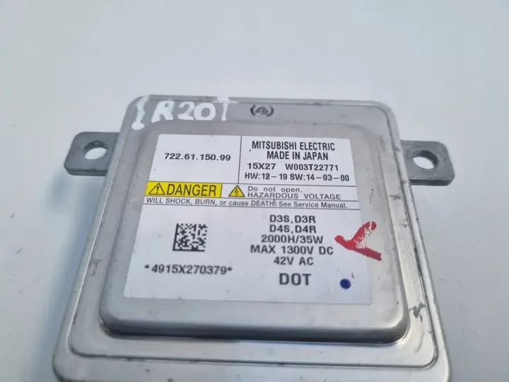 Volvo V40 II PRZETWORNICA XENON 7226115099