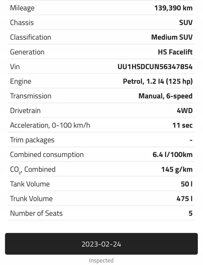 SILNIK KOMPLET Dacia Duster 1.2 TCE 125KM udokumentowane 139tyś H5F404