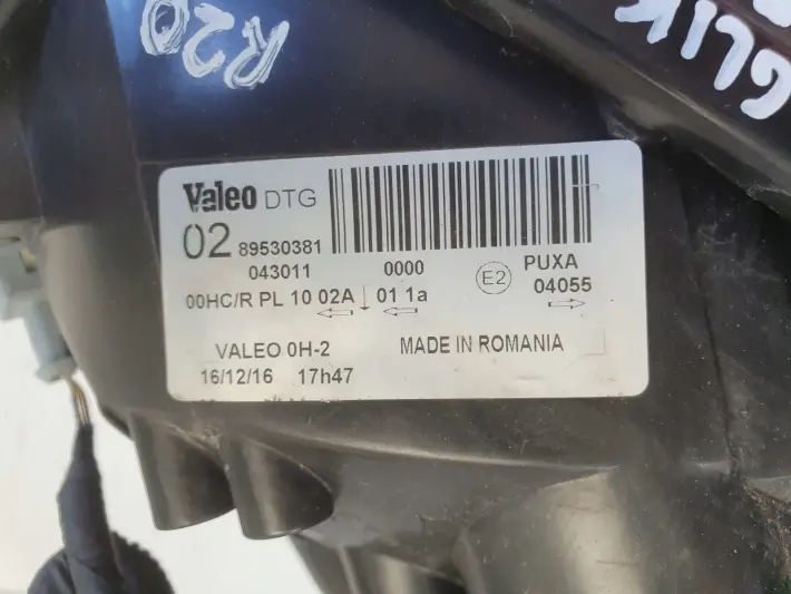 Toyota Aygo I 05-14 PRZEDNIA LAMPA PRAWA prawy przód anglik 89530381