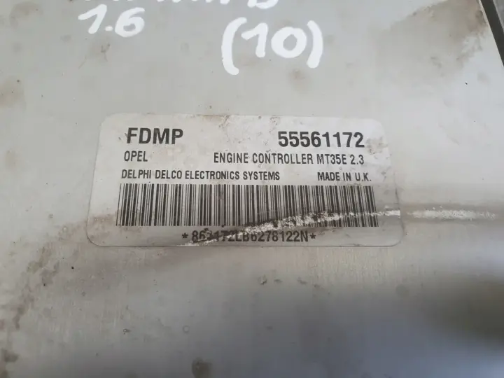 Opel Zafira B 1.6 16V STEROWNIK SILNIKA komputer 55561172 FDMP