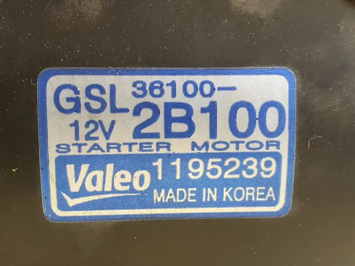 Hyundai i30 1.4 16V ROZRUSZNIK 36100-2B100 valeo