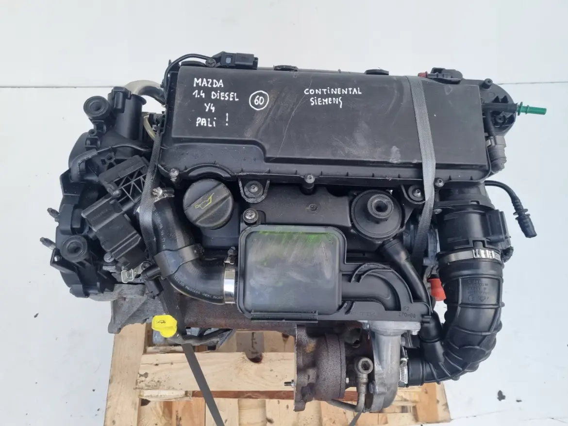 SILNIK KOMPLET Mazda2 Mazda 2 DE III 1.4 MZR MZR-CD D DIESEL 68KM Y4 Y404