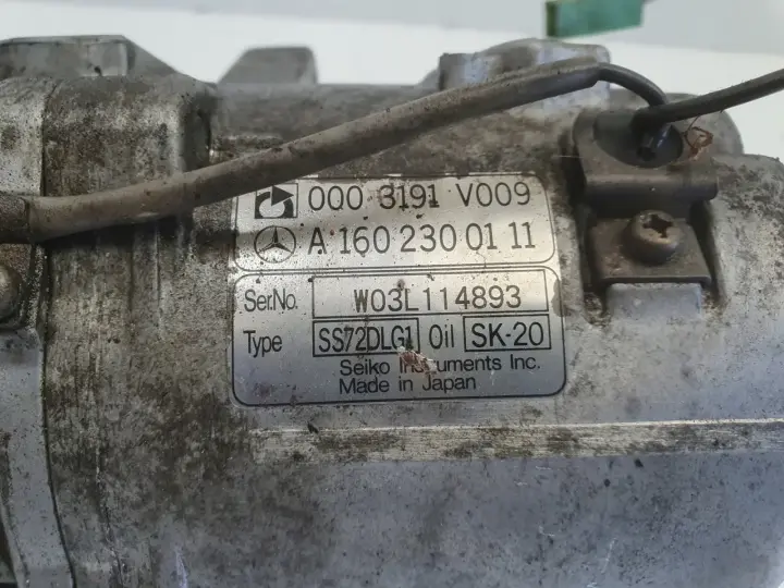 Smart ForTwo 0.7 T turbo SPRĘŻARKA KLIMATYZACJI A1602300111
