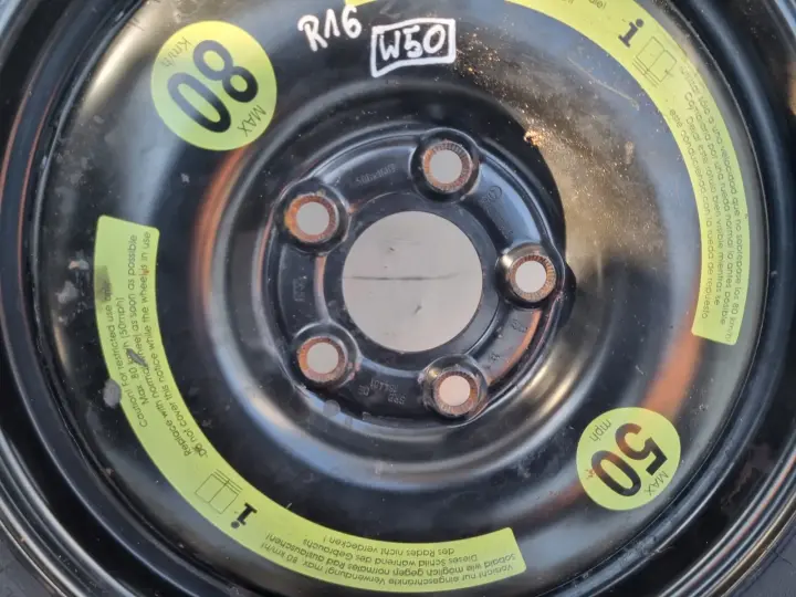 Mercedes W169 W245 KOŁO DOJAZDOWE dojazdówka 125/90 R16 5x112 1694000802