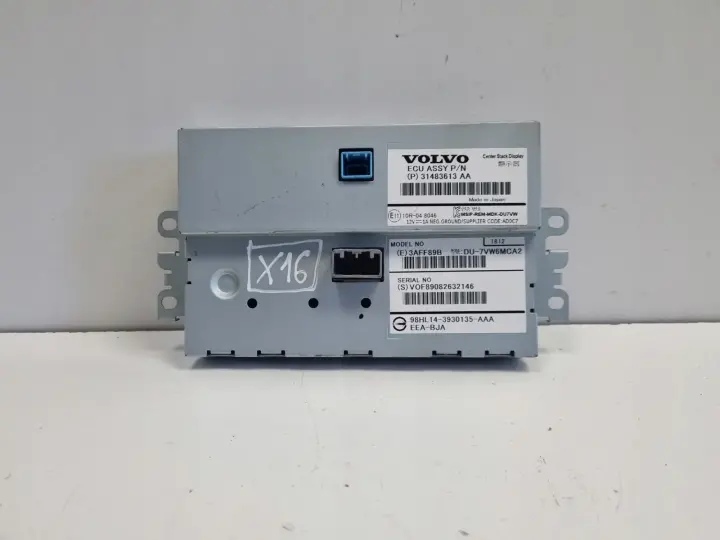 Volvo V40 II lift EKRAN NAWIGACJI Wyświetlacz monitor 31483613 31483613AA